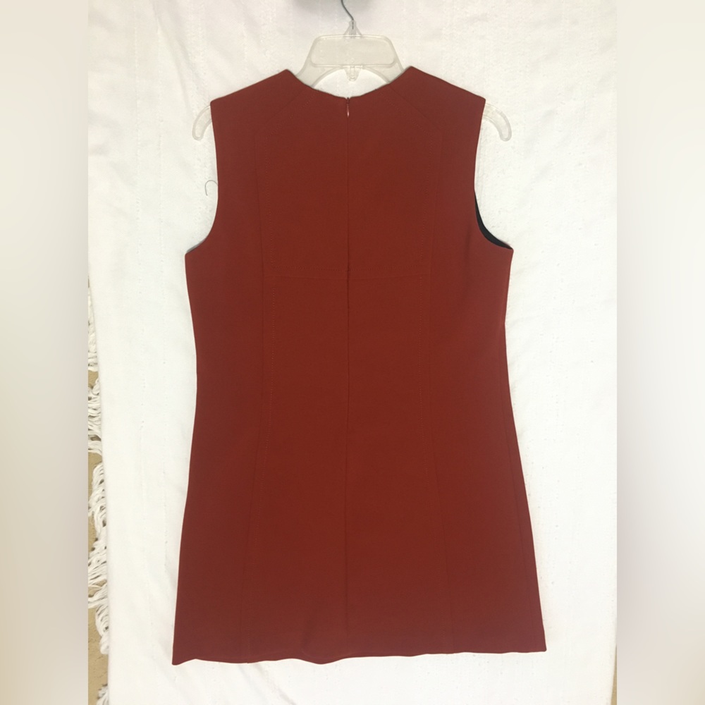 ZARA Rust Mini Dress - Picture 4 of 11